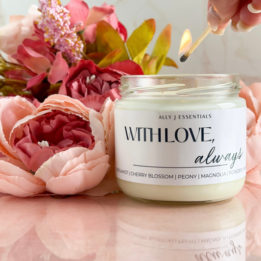 Peony + Cherry Blossoms / You Are Loved / With Love Always